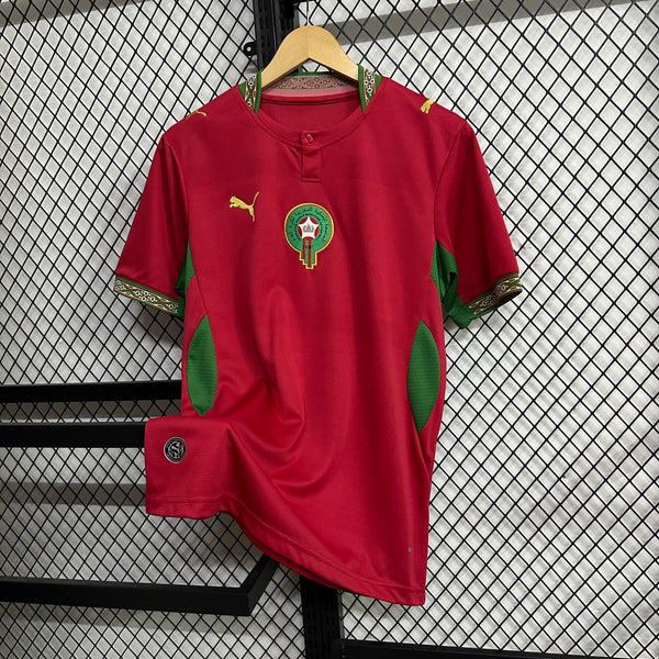 MAILLOT MAROC DOMICILE COUPE DU MONDE 2026 🔴
