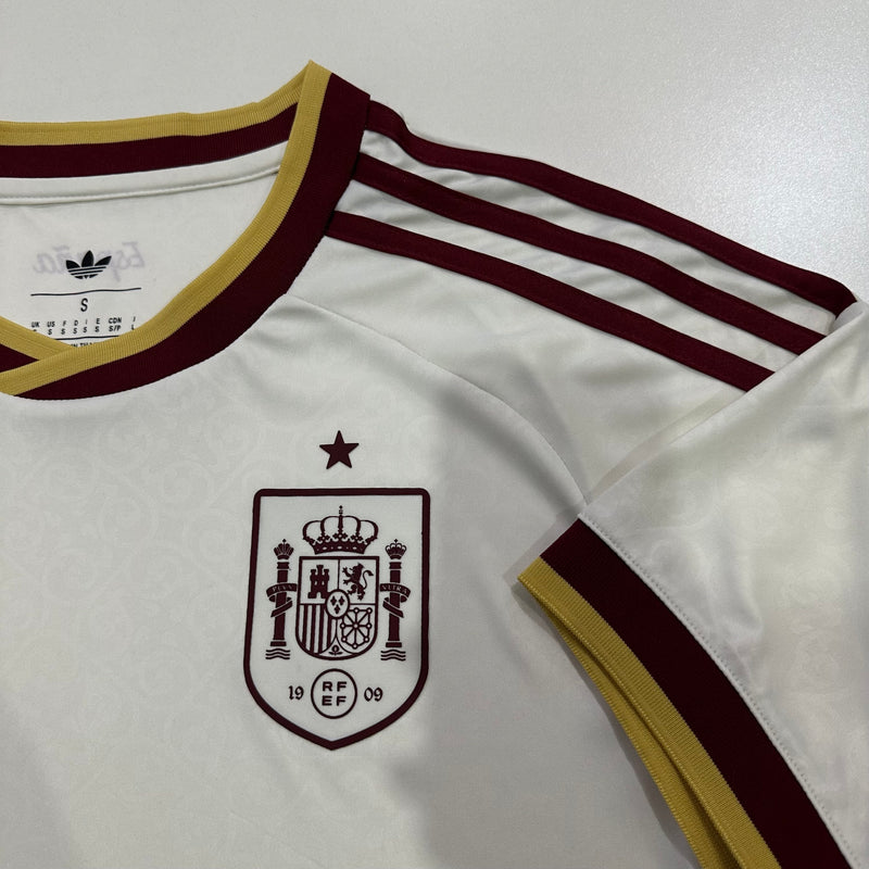 MAILLOT ESPAGNE COUPE DU MONDE 2026 ⚪️🔸🟤