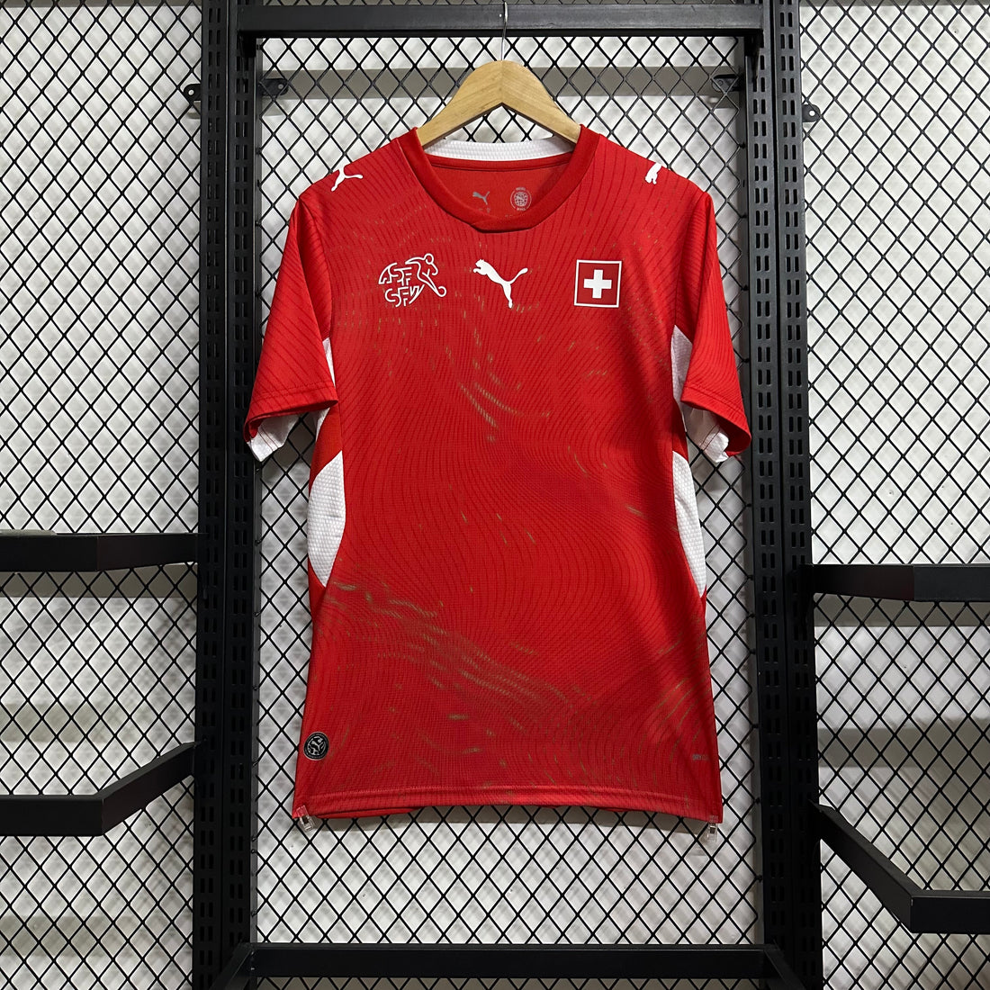 MAILLOT SUISSE DOMICILE COUPE DU MONDE 2026 ROUGE