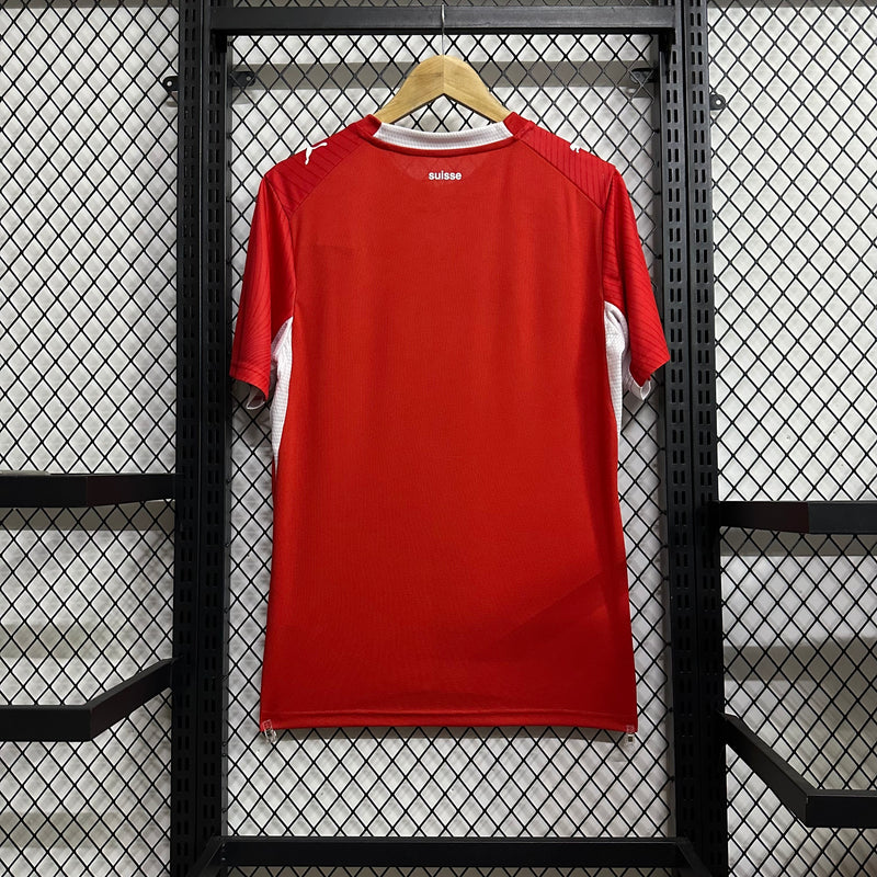 MAILLOT SUISSE DOMICILE COUPE DU MONDE 2026 ROUGE